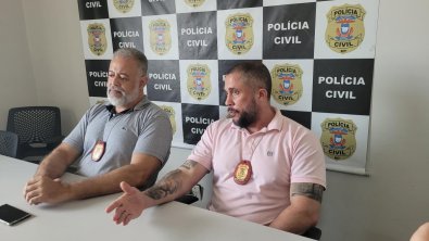 Delegados Mauricio Maciel e Olï¿½mpio da Cunha Fernandes Jï¿½nior