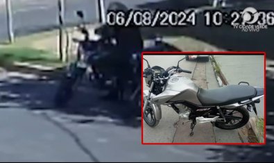 ladrao furtando moto duque de caxias