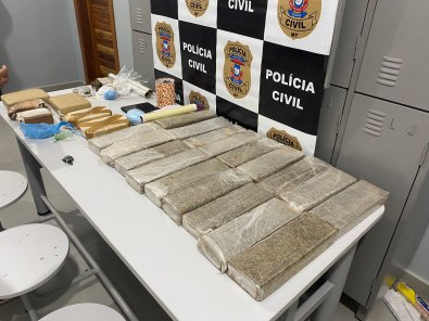  25 quilos de entorpecentes em Matupa