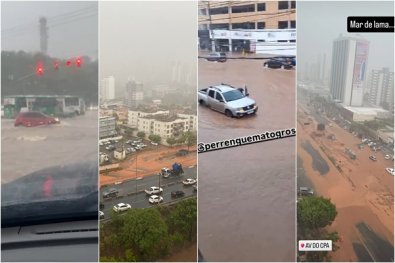 chuva em cuiaba, temporal