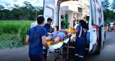 trauma na cabeï¿½a acidente 