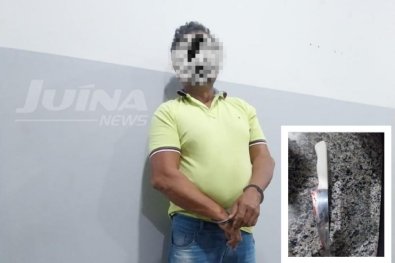 Preso ao esfaquear desafeto em Juï¿½na
