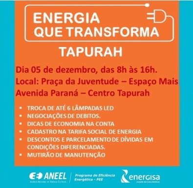 mutirao energisa tapurah