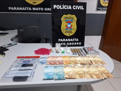 mulher presa drogas paranaita