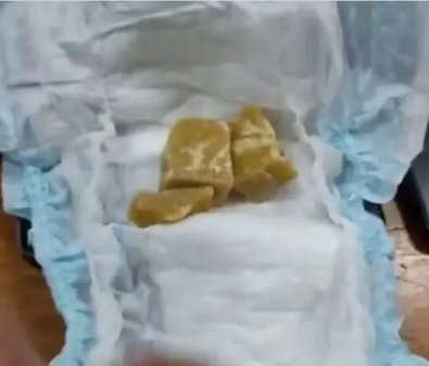 droga na fralda