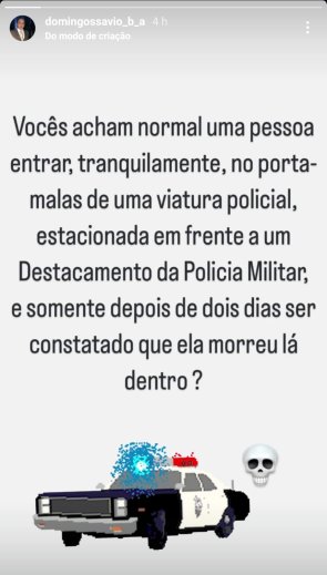 domingos savio-morto-viatura
