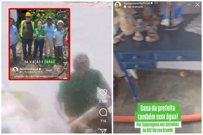 Prefeita sem agua