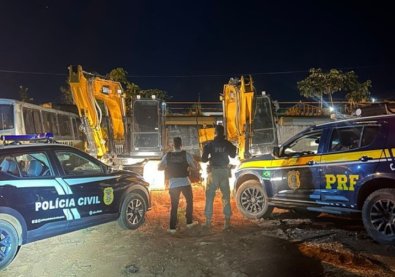 escavadeiras furtadas