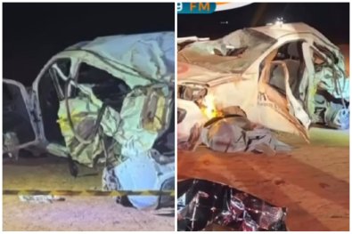 Acidente fatal.uno e corolla