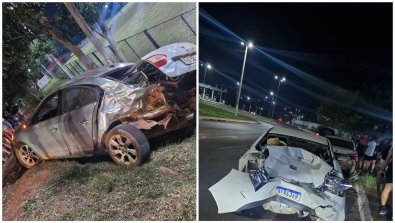 Renault Fluence,  batida 