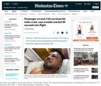 queda-aviao-india-sobrevivente