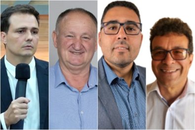 juiz, prefeito eleito e derrotados, sapezal.jpg
